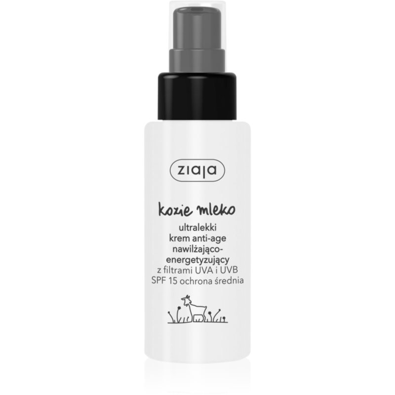 Ziaja 123ratio KOZIE MLEKO Ultralekki Krem anti-age nawilżająco-energetyzujący 50 ml 7073039