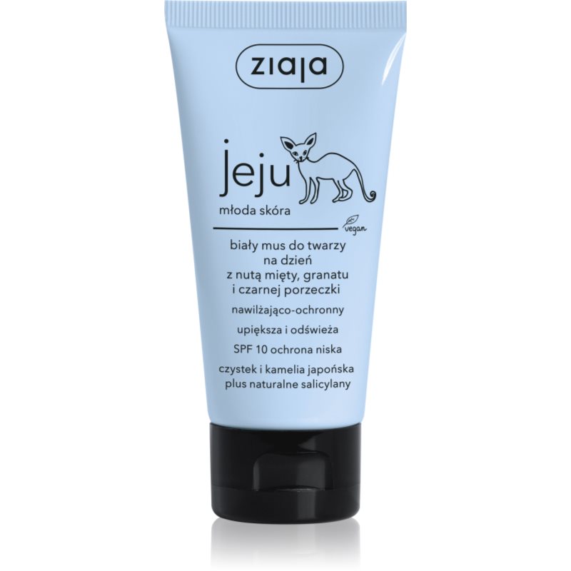 Opinie o ZIAJA JEJU biały mus do twarzy na dzień z SPF 10, 50ml 5901887045076