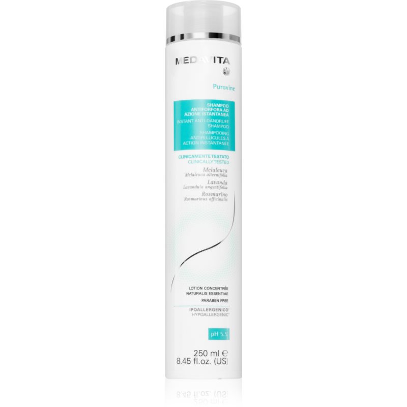 Medavita Puroxine Instant Anti-Dandruff Shampoo szampon przeciwłupieżowy 250 ml