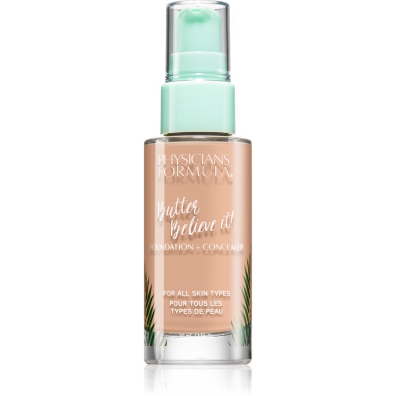 Physicians Formula Butter Believe It! Foundation + Concealer podkład 30 ml dla kobiet Light