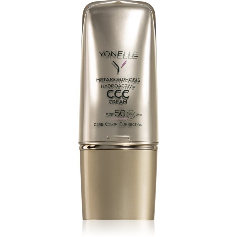 Yonelle Metamorphosis Hydroaktywny Krem CCC SPF50 Gold Tan 30 ml