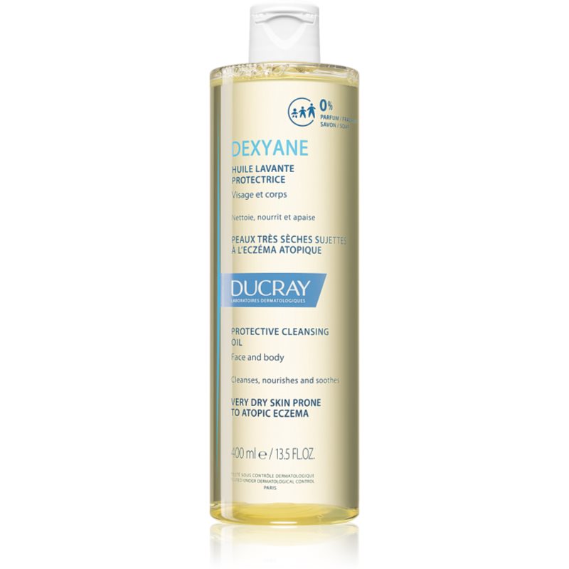 Ducray, Dexyane, Delikatnie oczyszczający olejek, 400 ml