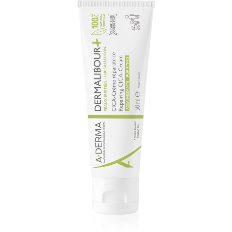 DERMO COSMETICS PIERRE FABRE POLSKA SP. Z O.O. A-DERMA DERMALIBOUR+ CICA - Krem regenerujący do skóry podrażnionej od 1. dnia życia - 50 ml