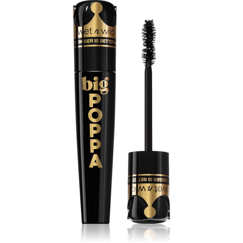 WET N WILD BIG POPPA MASCARA TUSZ DO RZĘS BLACKEST BLACK 10ML
