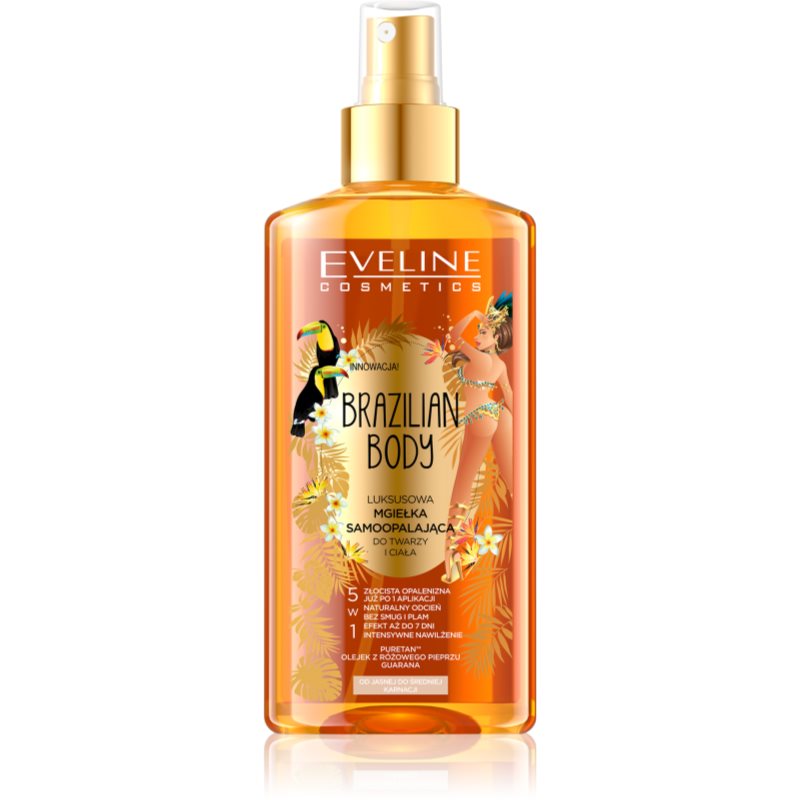 Eveline Brazilian Body Luksusowa Mgiełka samoopalająca do twarzy i ciała 5w1 150ml SO_111004