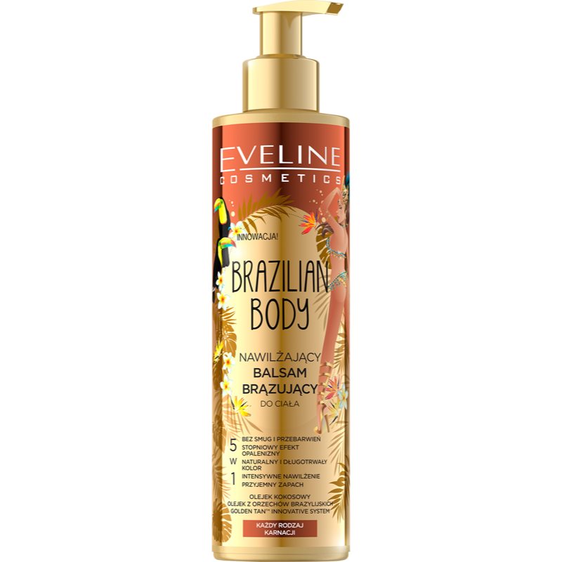 Eveline Brazilian Body Nawilżający Balsam brązujący do ciała 5w1 - każda karnacja 200ml SO_111003