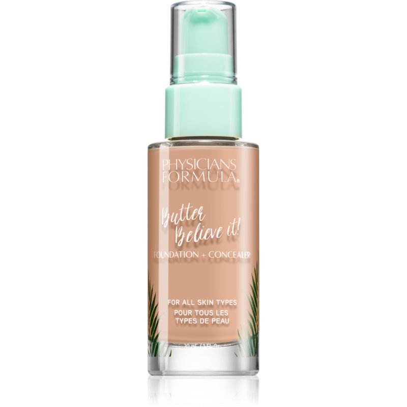 Physicians Formula Butter Believe It! Foundation + Concealer podkład 30 ml dla kobiet Fair-To-Light