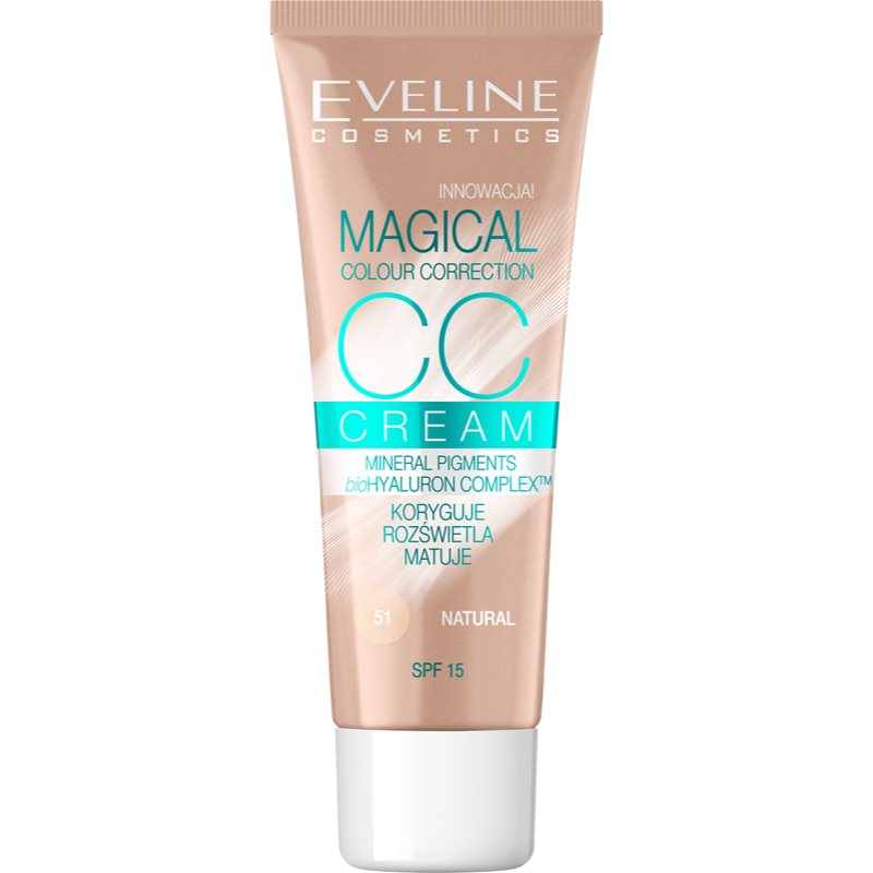 Eveline Fluid Magical CC Cream nr 51 Naturalny 30ml KOLOROWKA