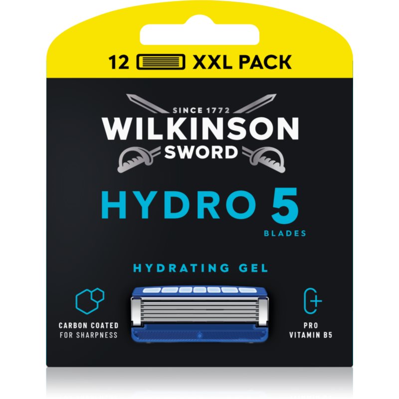 Wilkinson Hydro 5 Skin Protection Regular zapasowe ostrza do maszynki do golenia dla mężczyzn 12szt