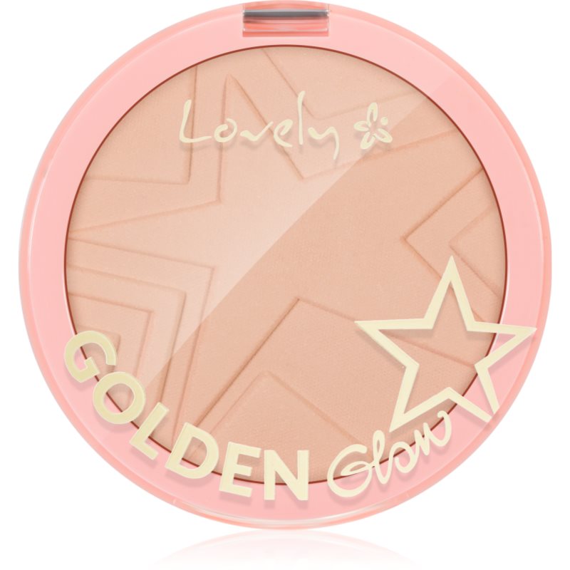 Lovely Lovely Golden Glow Puder Rozświetlający z Drobinkami 1 LOV-7060