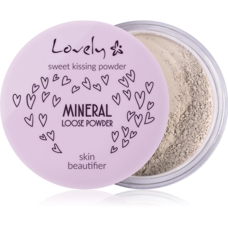 Lovely Lovely Mineral Loose Powder Transparentny Sypki Puder Silnie Matujący Do Twarzy 5g