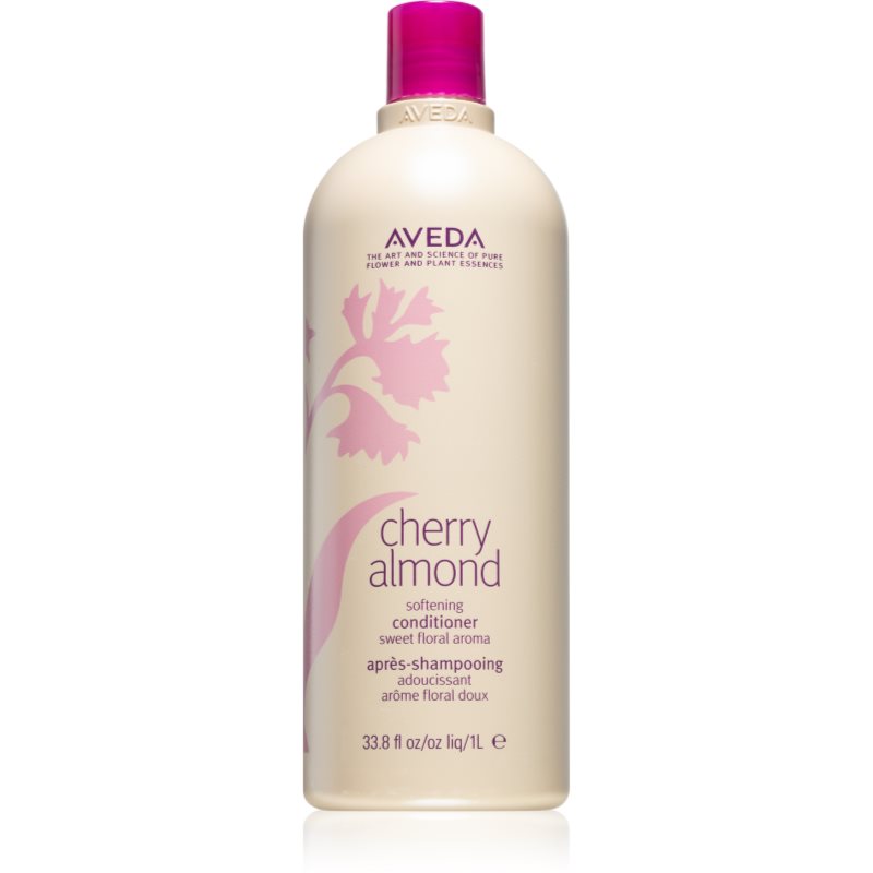 Aveda Cherry Almond Conditioner 1000 ml preparat do pielęgnacji rozplątujących włosów z ekstraktem z kwiatów wiśni do włosów bez ciężkości.