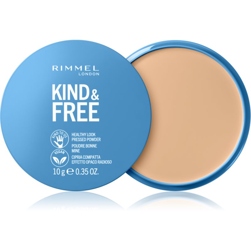 Rimmel London London Kind & Free Healthy Look Pressed Powder puder 10 g 010 Fair
