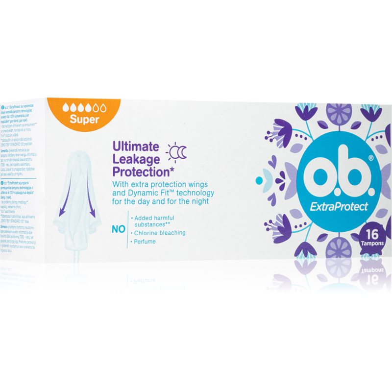 O.B Tampony ExtraProtect Super Wariant 16 ks)
