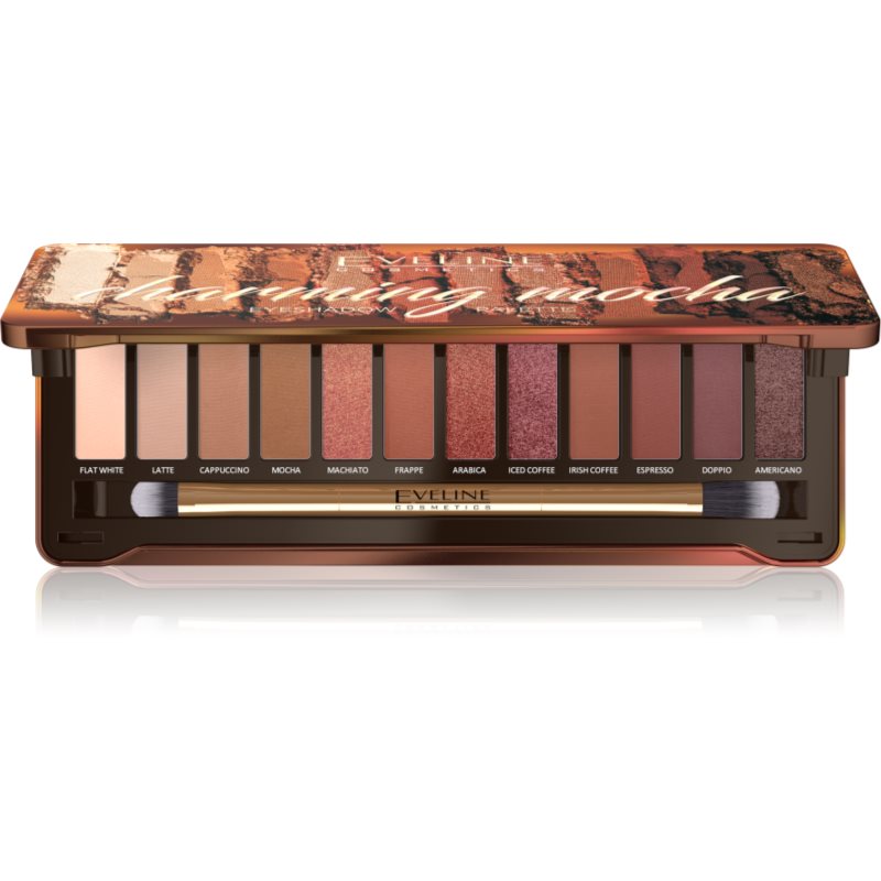 Eveline COSMETICS DYSTRYBUCJA SP. Z O. O. SP. K. Paleta cieni Charming mocha 12g