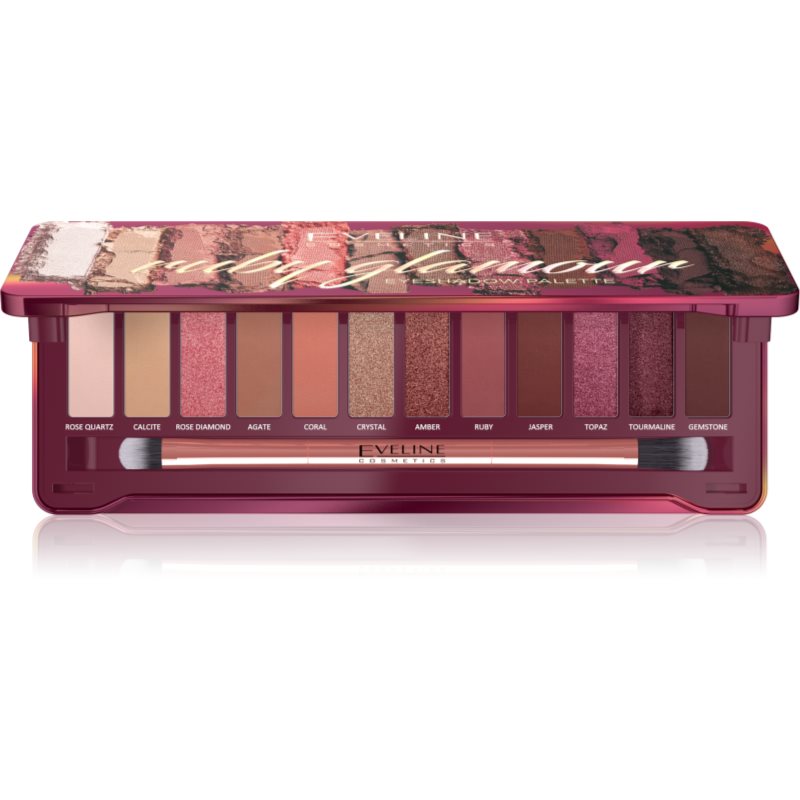 Eveline Ruby Glamour Paletka cieni do powiek