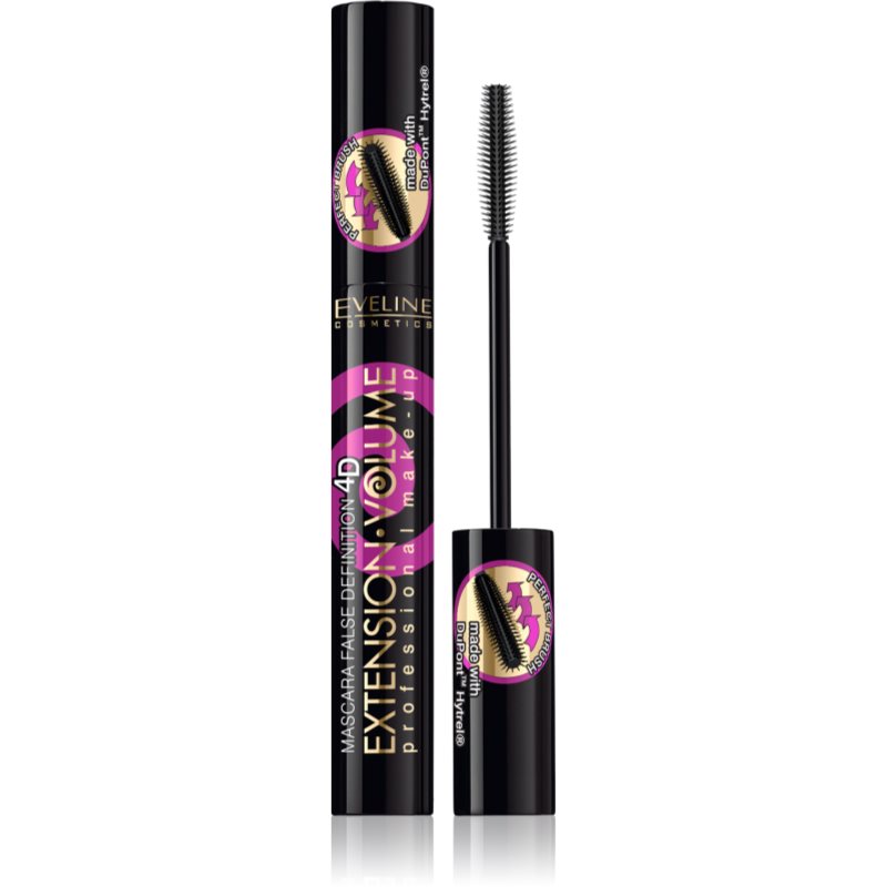 Eveline Eveline Extension 4D Volume&Carbon Black tusz do rzęs 9 ml 40762