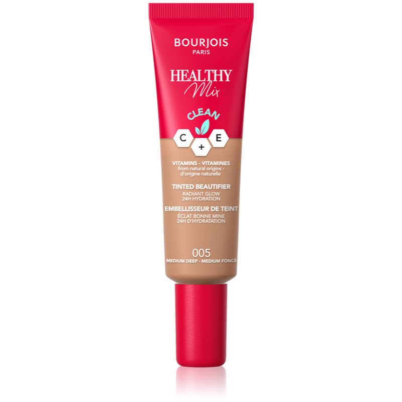Nawilżający fluid tonujący Bourjois Healthy Mix Clean No. 5 Medium Deep 30 ml (3616303011161)
