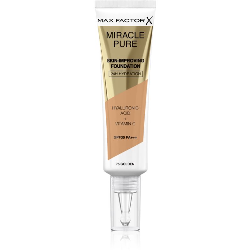 Max Factor Miracle Pure Skin-Improving Foundation SPF30 podkład 30 ml dla kobiet 75 Golden