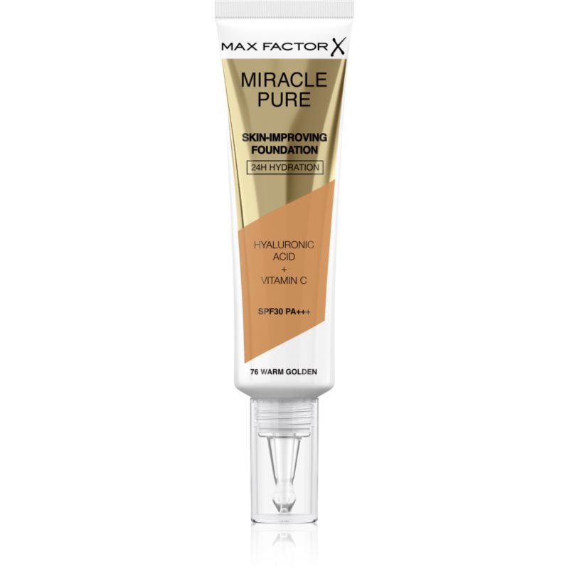 Max Factor Miracle Pure Skin-Improving Foundation SPF30 podkład 30 ml 76 Warm Golden