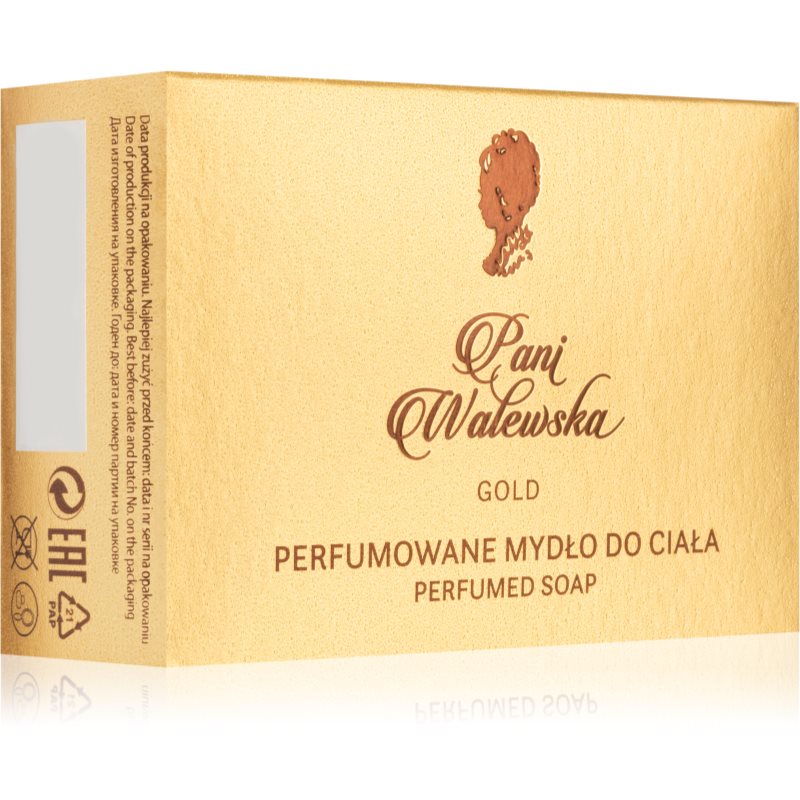 Pani Walewska Perfumowe mydło do ciała w kostce GOLD 100.0 g