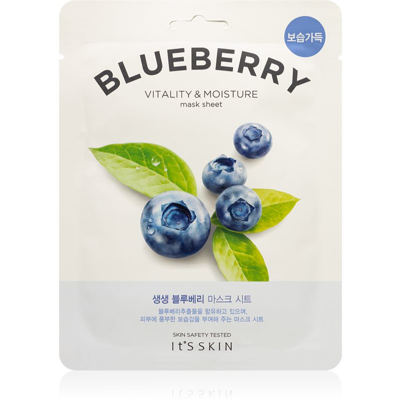 ItSkins The Fresh Mask Sheet Bleueberry Wybielająca maska do twarzy w płachcie 21g 8809323738285