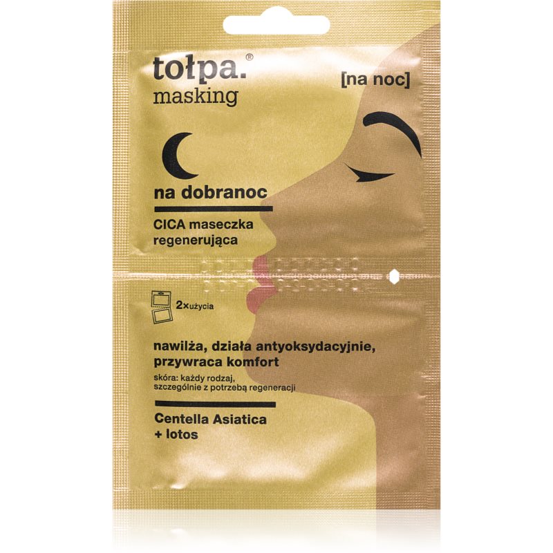 Tołpa Masking na dobranoc Cica maska regenerująca