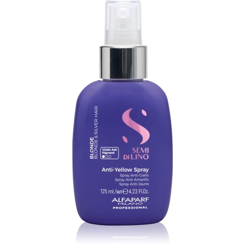 Alfaparf SEMI DI LINO BLONDE ANTI - YELLOW SPRAY 125 ML