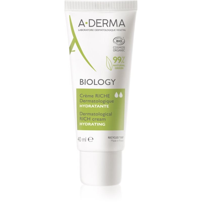 Krem do twarzy A-Derma Biology Rich Moisturising Cream 40 ml (3282770146615)