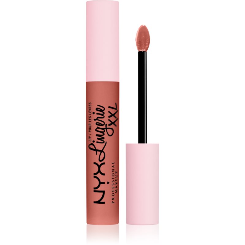 NYX Professional Makeup Professional Makeup - Lip Lingerie XXL Matte Liquid Lipstick - Matowa pomadka do ust w płynie - 4 ml - 02 - TURN ON NYXPUPML-4ML-14