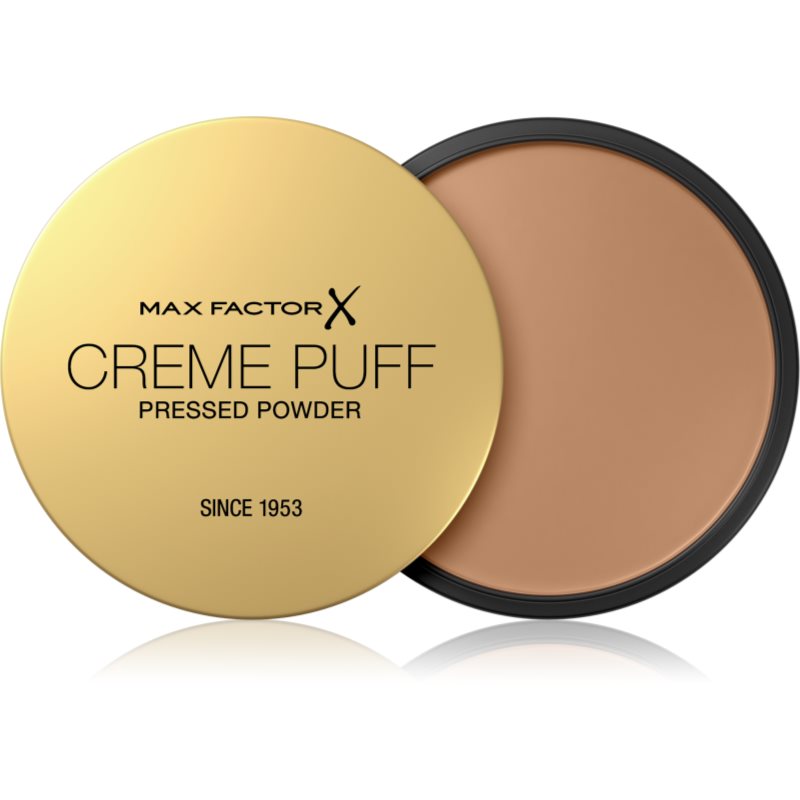 Max Factor X Creme Puff Pressed Powder Puder 42 Deep Beige 14 g