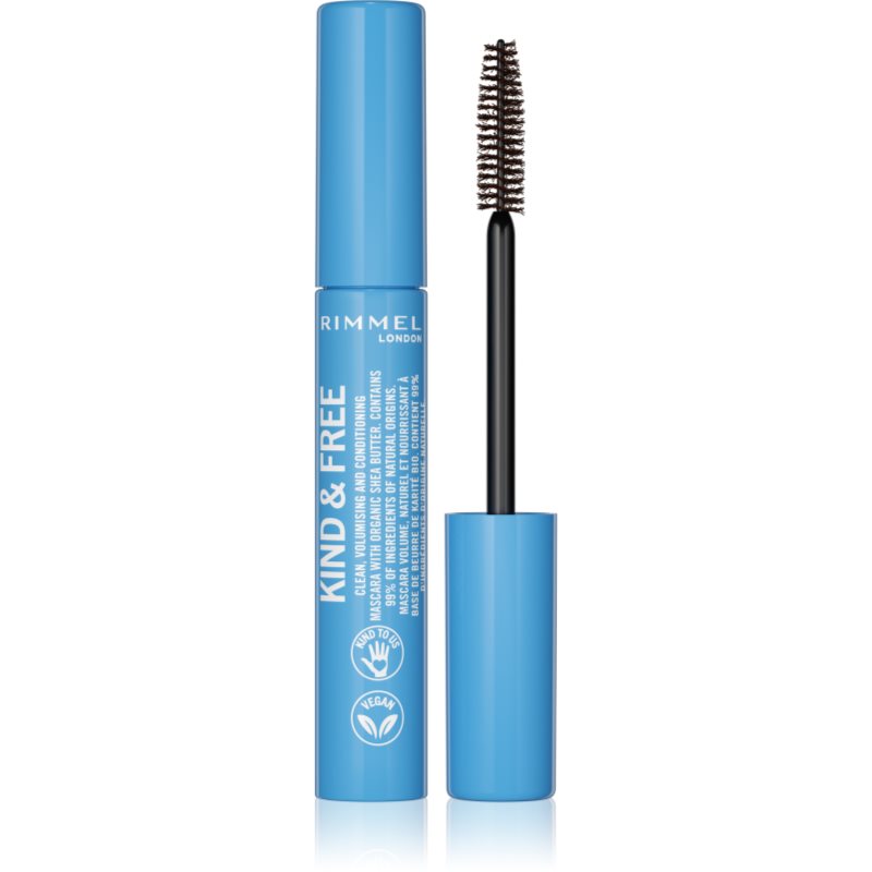 Rimmel Wolumetryczne i przedłużającetusz do rzęs Kind & Free Volume Mascara) 7 ml Cień Black/Brown)