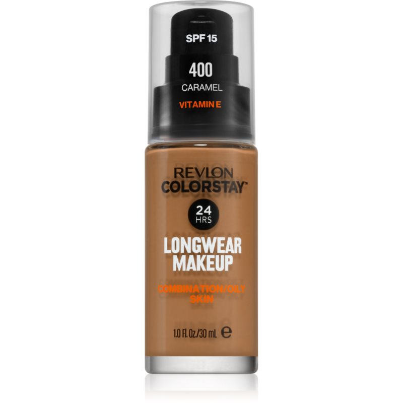 Revlon Colorstay Cera Mieszana/Tłusta podkład 400 Caramel 30ml z pompką)
