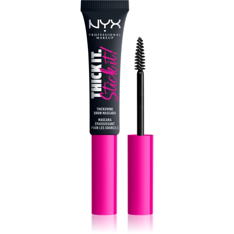 NYX Professional Makeup Thick It. Stick It! Brow Mascara- Cool Black 7.0 ml