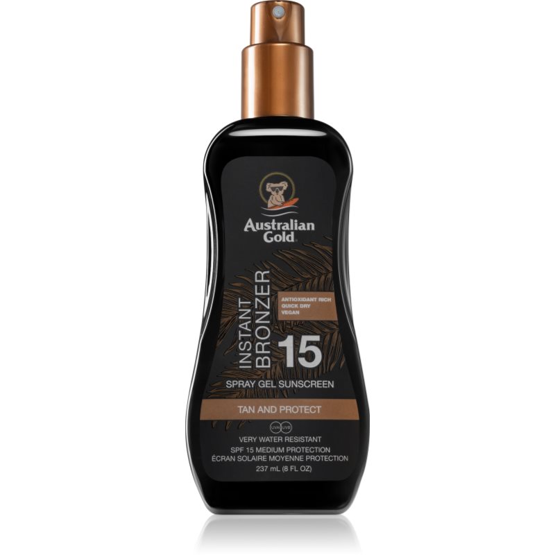 Australian Gold Żel Spray Bronzer Spf 15 naturalny