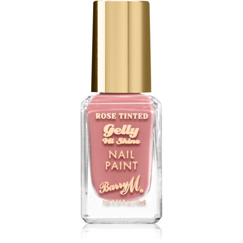 Barry M Barry M Lakier do paznokciRose Przyciemniany żelowy HiShine Nail Paint) 10 ml Cień Crushed)