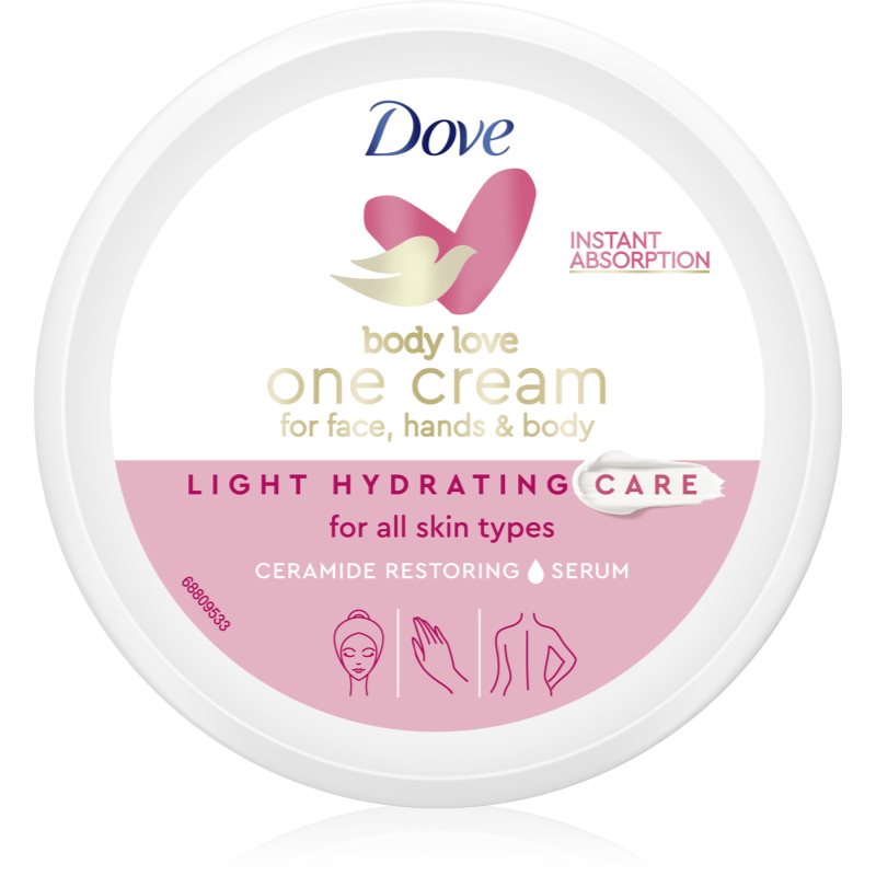 Dove Nawilżający krem do twarzy i ciała BodyLove Hydratation Care )Light Hydratation Care ) 250 ml