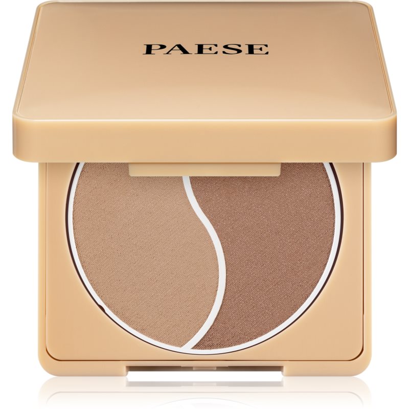 Paese PAESE - Self Glow Bronzing Powder - Podwójny puder brązujący - 6 g - MEDIUM