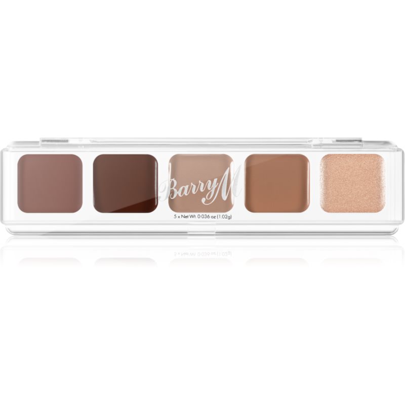 Barry M Barry M Mini paleta cieni do powiek 5 x 1,02 g Cień The Nudes)