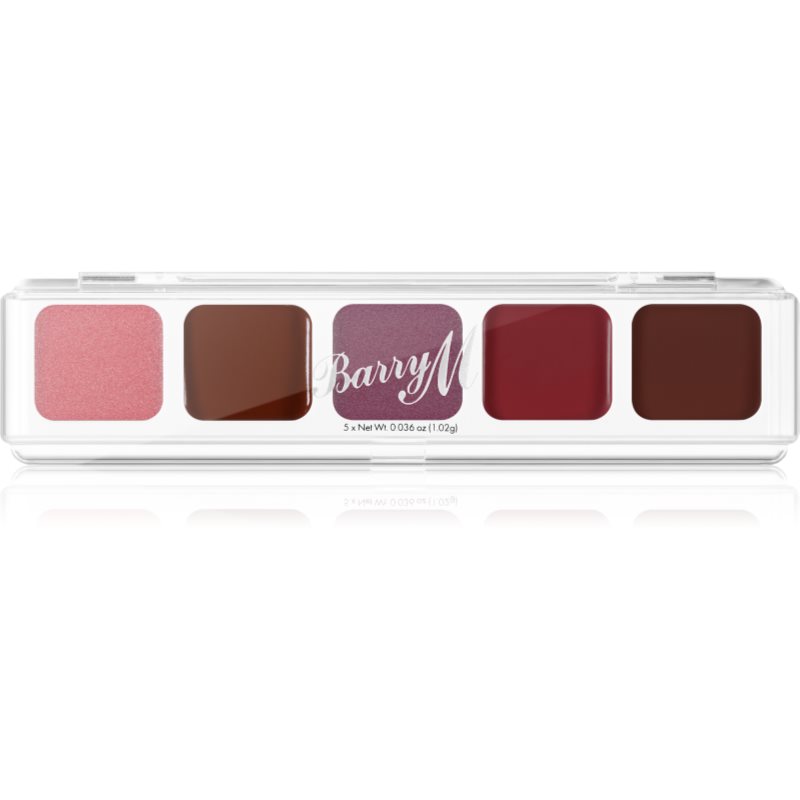 Barry M Barry M Mini paleta cieni do powiek 5 x 1,02 g Cień The Berries)