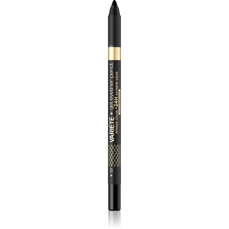 Eveline Variété wodoodporna żelowa kredka do oczu 01 black