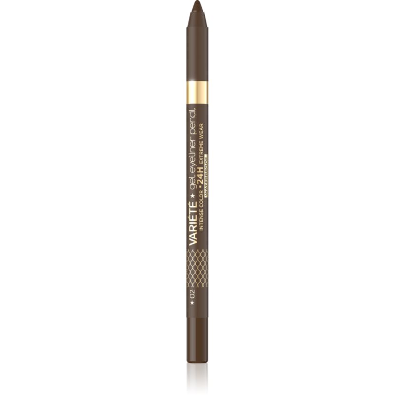 Eveline Variété wodoodporna żelowa kredka do oczu 02 brown