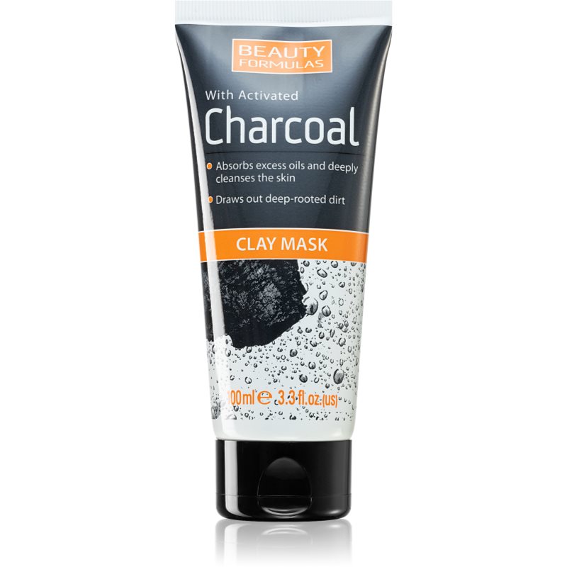 APS IMPORT-EXPORT BEAUTY FORMULAS CHARCOAL Oczyszczająca maska glinkowa z aktywnym węglem 100 ml 7065762