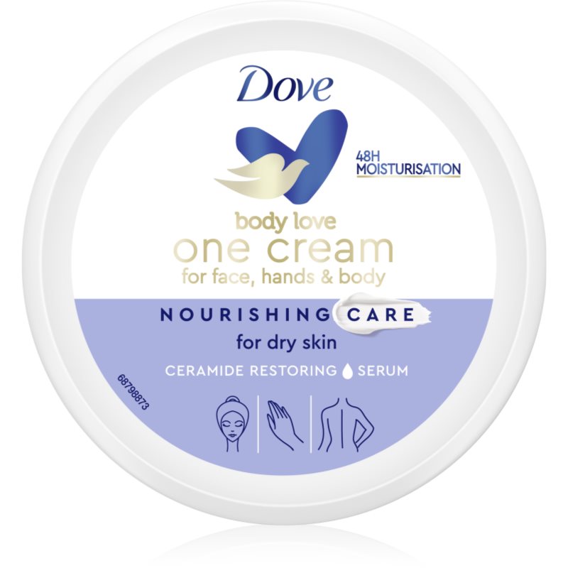 Dove Odżywczy krem do twarzy i Body do skóry suchejLove Nourish ing Care ) 250 ml