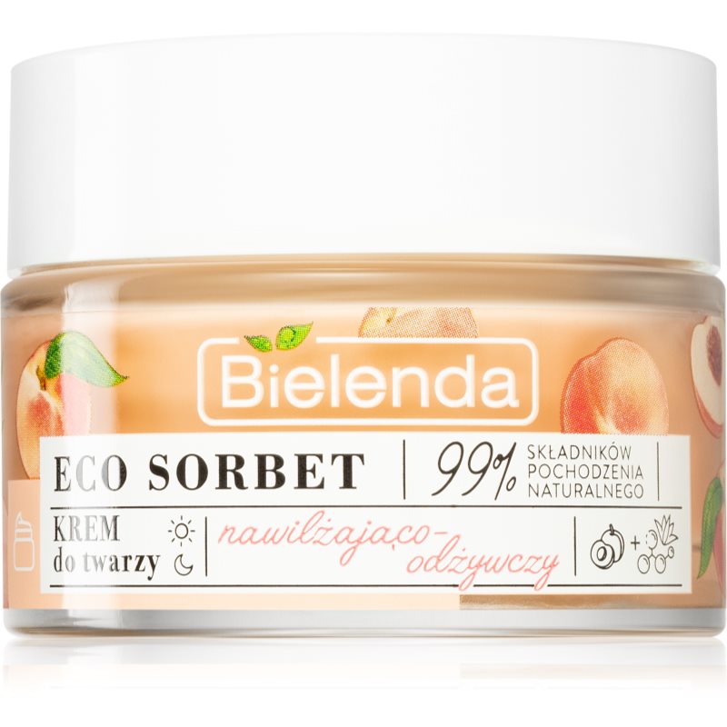 Bielenda Eco Sorbet Krem brzoskwinia + prebiotyki