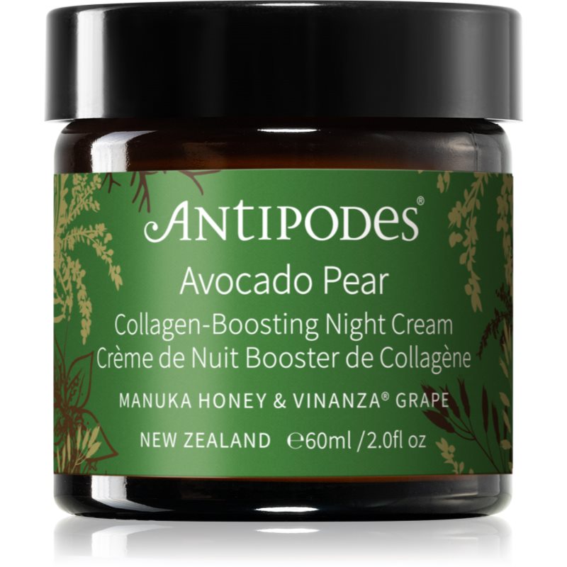 Antipodes Avocado Pear Collagen-Boosting Night Cream krem odżywczy na noc do twarzy 60 ml