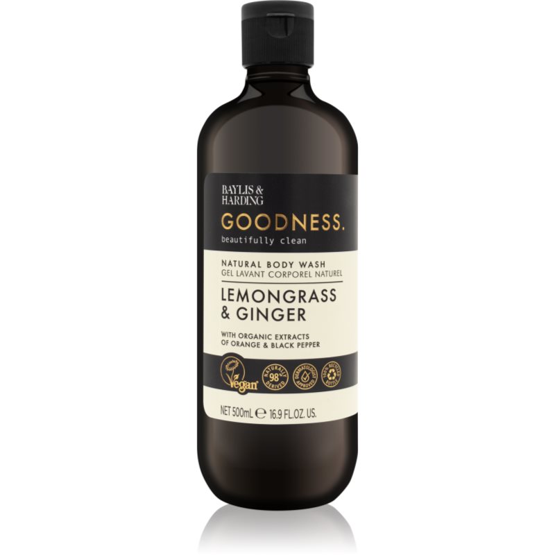 Baylis & Harding Żel pod prysznic Lemongrass and Ginger Goodness Natura l Body Wash) 500 ml