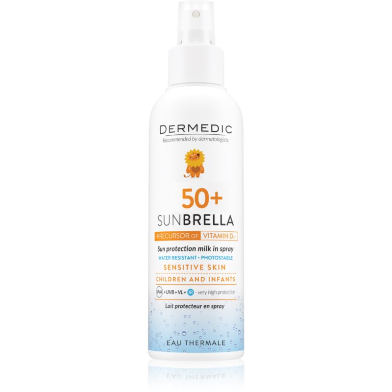 Biogened Dermedic Sunbrella Baby mleczko ochronne w sprayu dla dzieci i niemowląt spf 50+ 150 ml