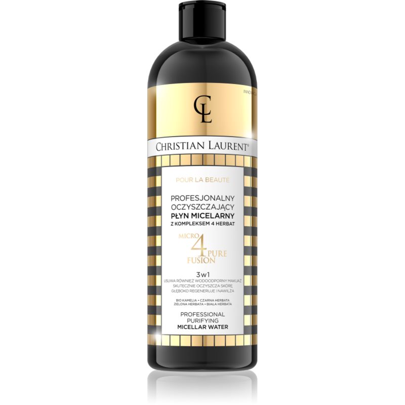 Christian Laurent Christian Laurent Pour La Beaute Profesjonalny oczyszczający płyn micelarny z kompleksem 4 herbat 500 ml