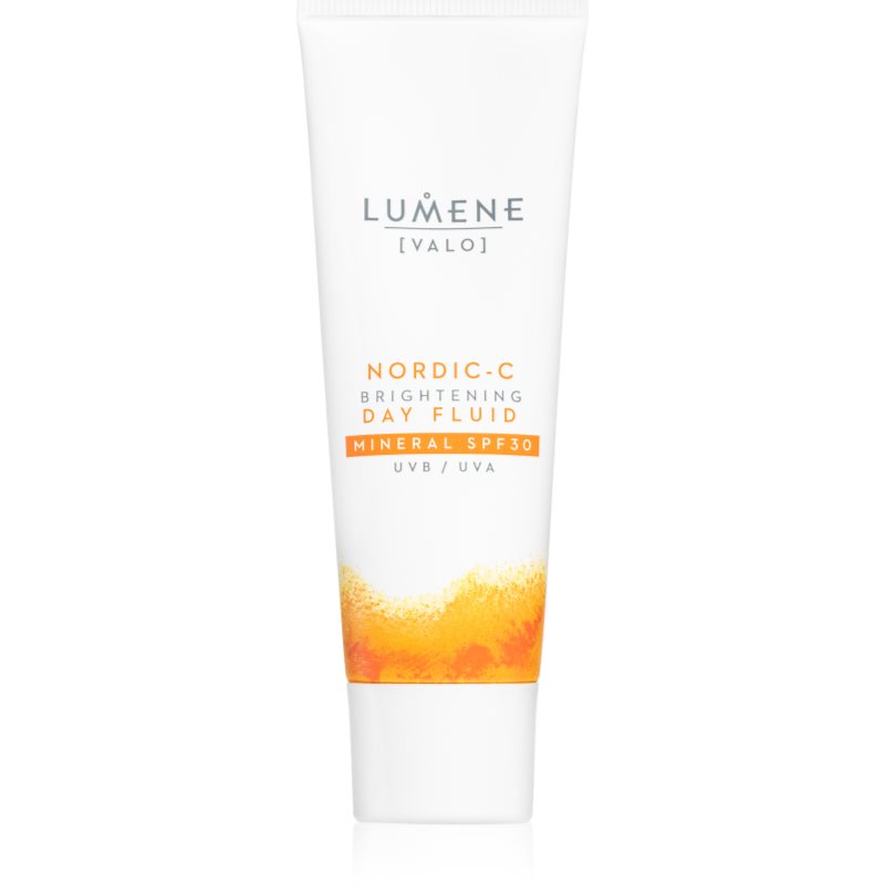 Lumene VALO - NORDIC-C Brightening Day Fluid - MINERAL SPF 30 - Lekki rozświetlający krem z filtrem mineralnym SPF 30 - 50 ml